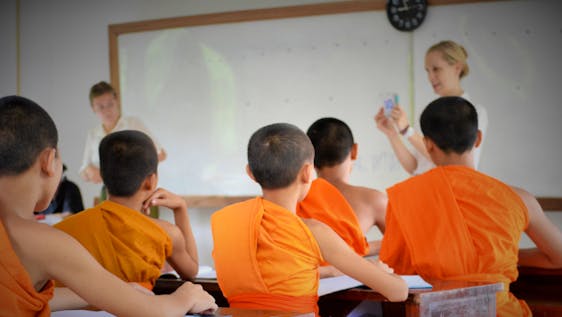 Teach Buddhist Novice Monks English
