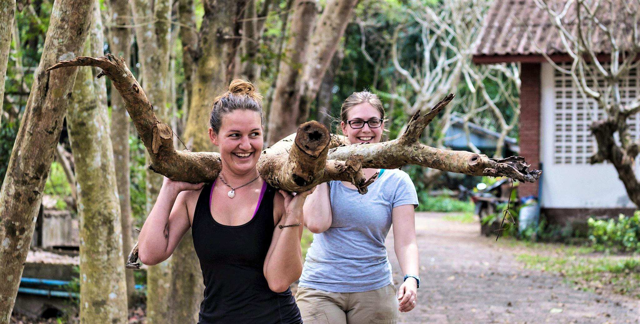 Enclosure renovation for our long-term resident animals!