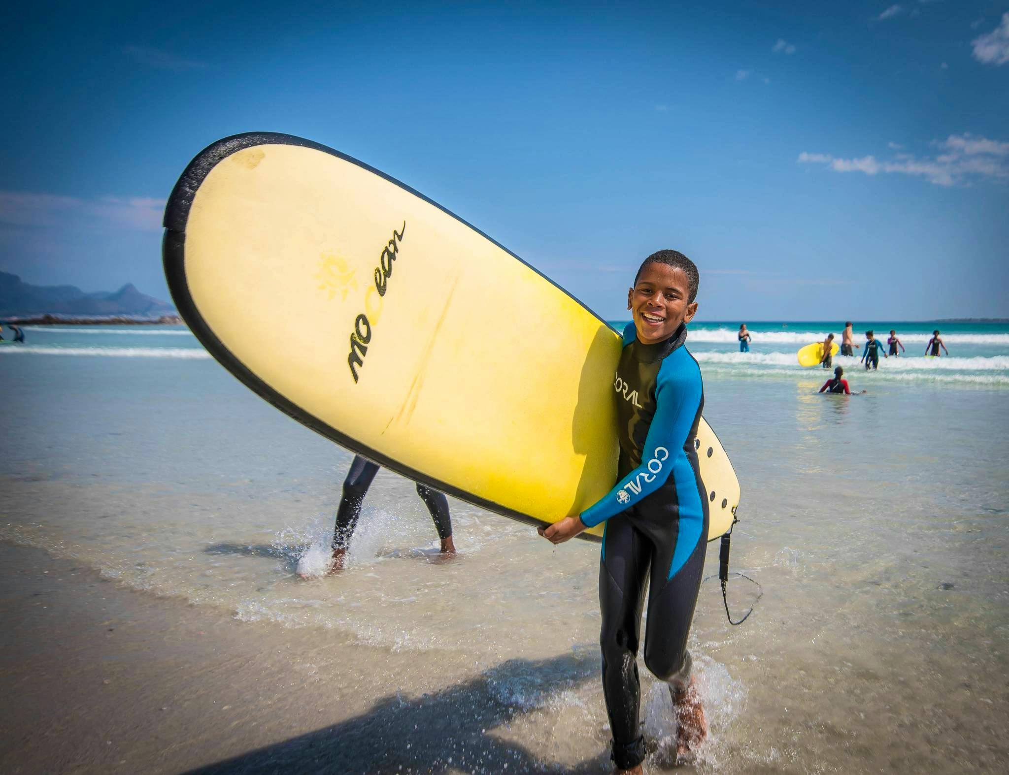 All smiles at Big Bay beach