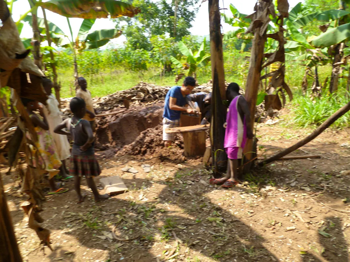 Construction of Improved Pit Latrines at Schools | Volunteer in Uganda 2025