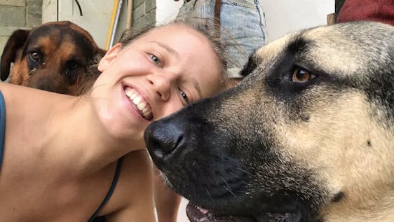 Volunteer in Greece Dog Sanctuary Supporter