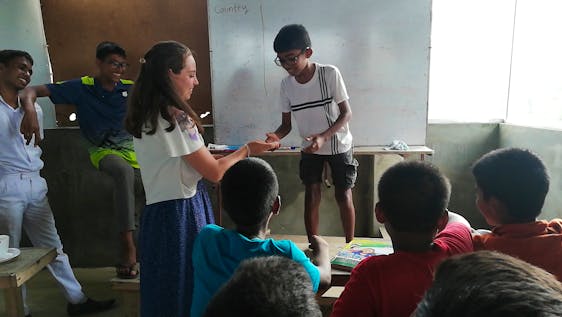 Volunteer in Sri Lanka Teaching English as a Foreign Language for kids