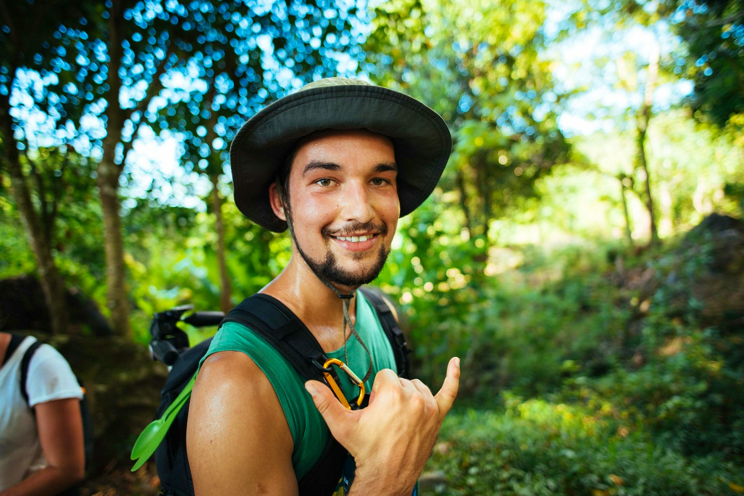volunteers in forest