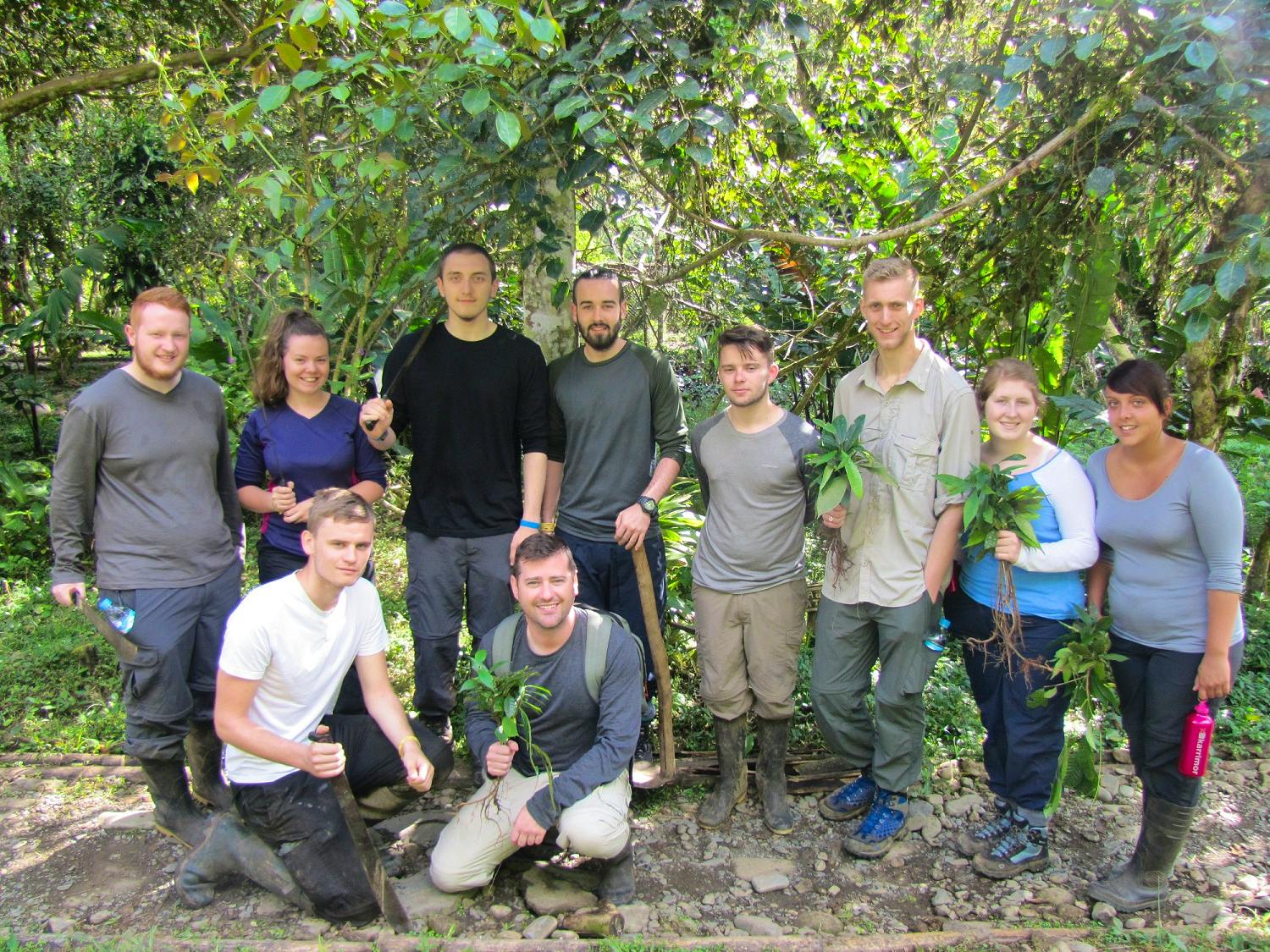 Our volunteer enjoying the wonders of the Jungle!