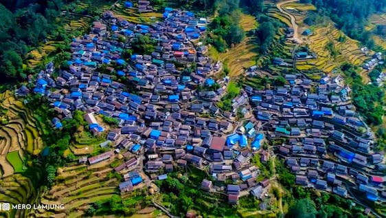 Largest village of Nepal Bhujung 