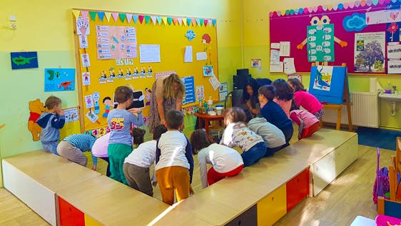 Assist at the Public local Kindergartens of Chios Island and struggle with in different areas of the Educational procedure.