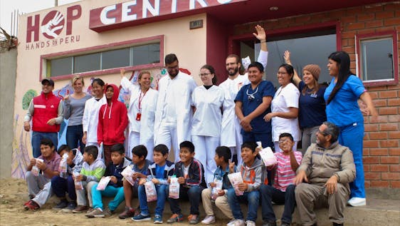 Volunteer as a Pediatrician Hands to Care