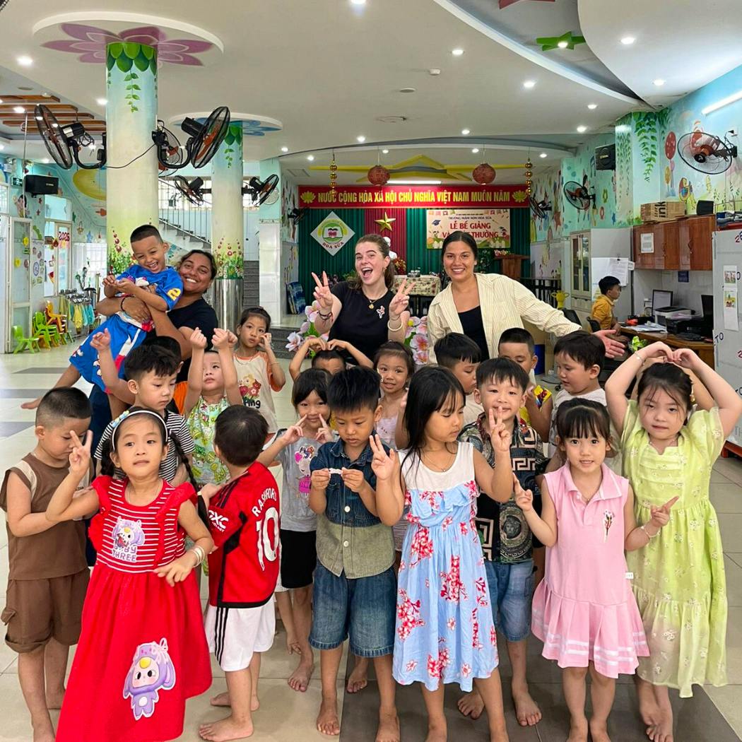 Children at kindergarten schools 