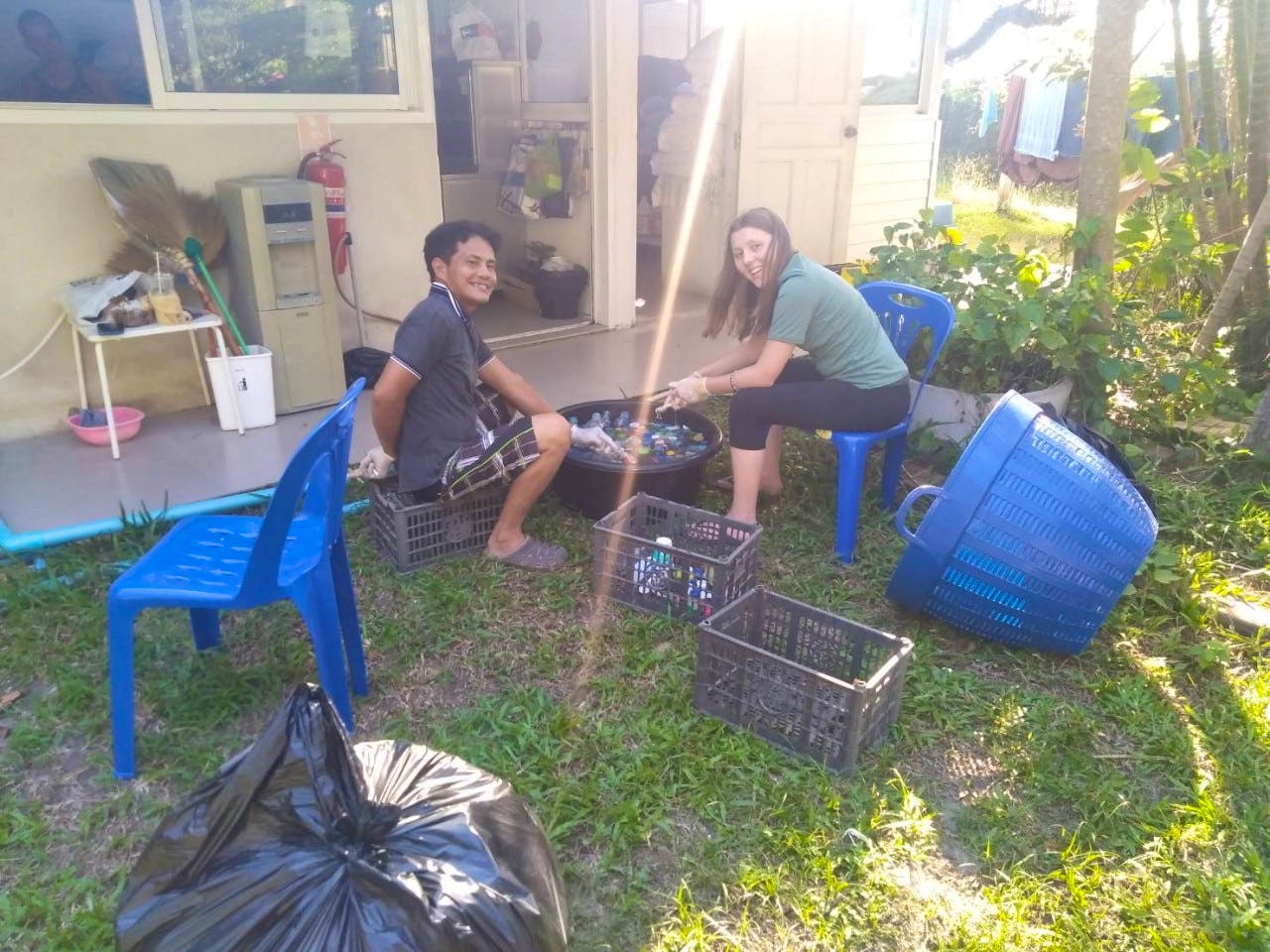 Environmental Beach Conservation Volunteer In Thailand 2024   Cleaning And Sorting The Garbage 2 