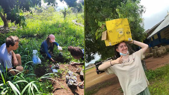 Volunteer in Ghana Reforestation and Afforestation in Kwahu Mountains
