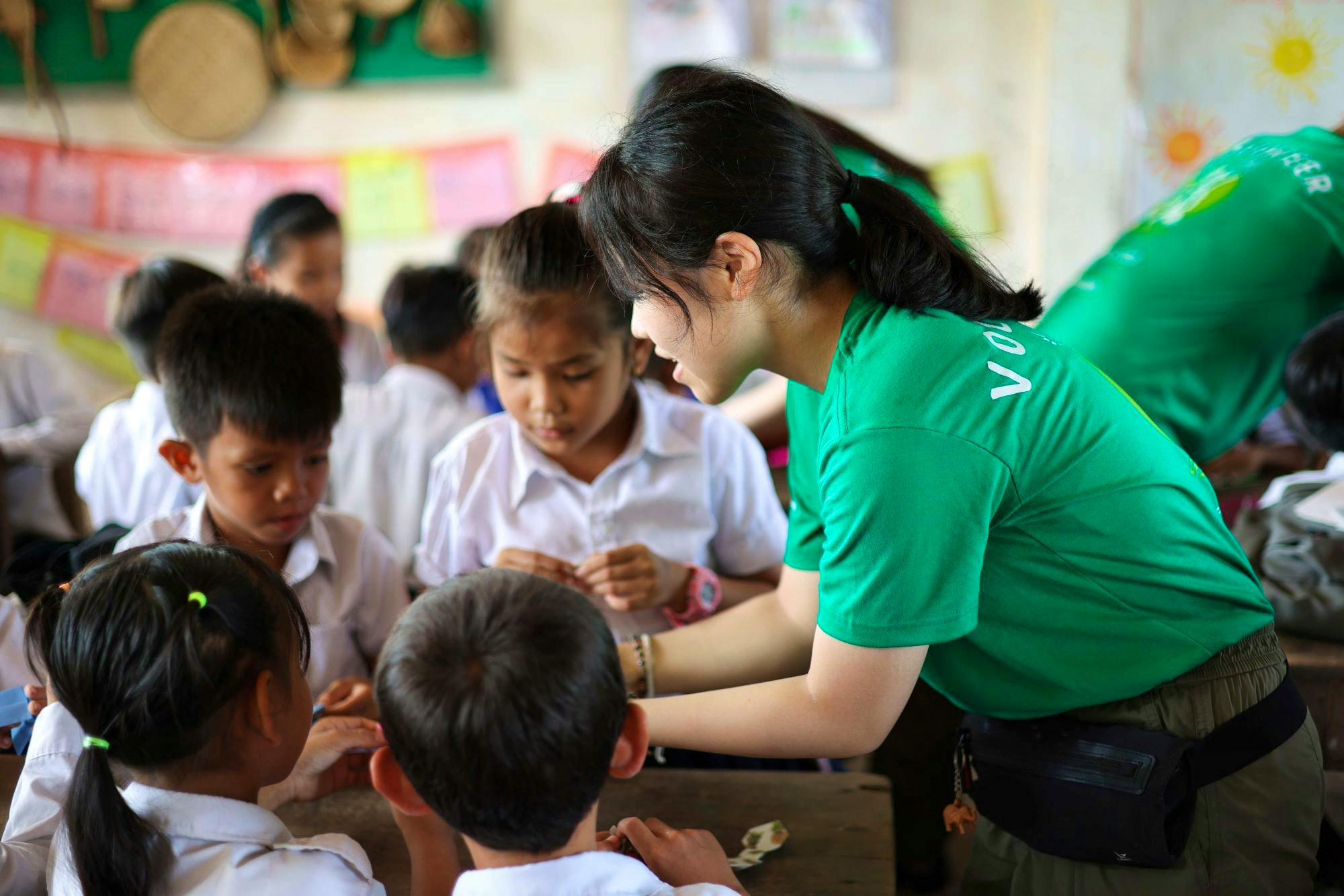 Children in classroom