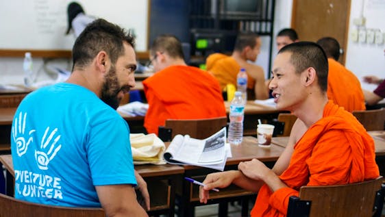 Vrijwilligerswerk in Chiang Mai English Teacher to Thai Buddhist Monks