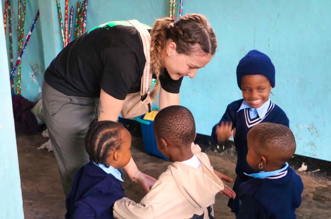 Volunteers in action